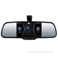 5'' Rearview Mirror Car Camera Car GPS with Car DVR Bluetooth FM WiFi